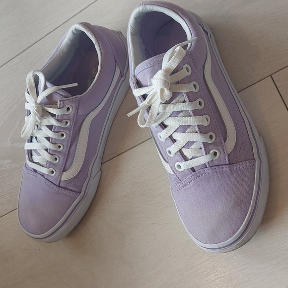 Lilac Purple Old Skool Vans US M6/W7.5 EUC - Picture 7 of 12